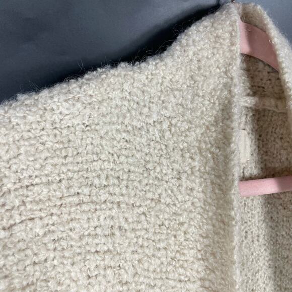 Zadig & Voltaire Celia Ma Cardigan Open Front Sweater Tan Wool Mohair Sz S - Picture 4 of 8